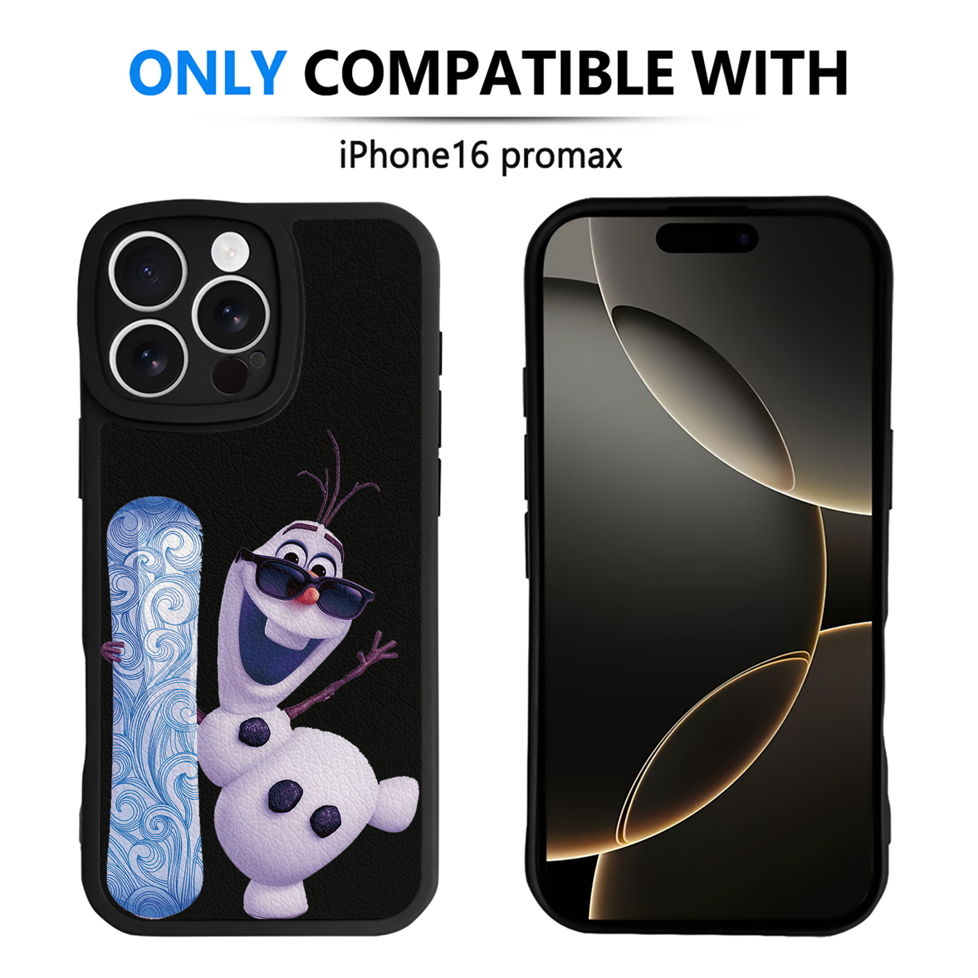 （画像用） アナと雪の女王 アンナ エルサ Frozen Anna Elsa 【iPhone 16シリーズ対応】シリコンスマホケース（レザー調） 材質：シリコン
